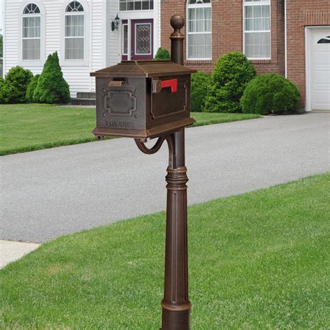 custom steel mail boxes|steel mailbox post residential.